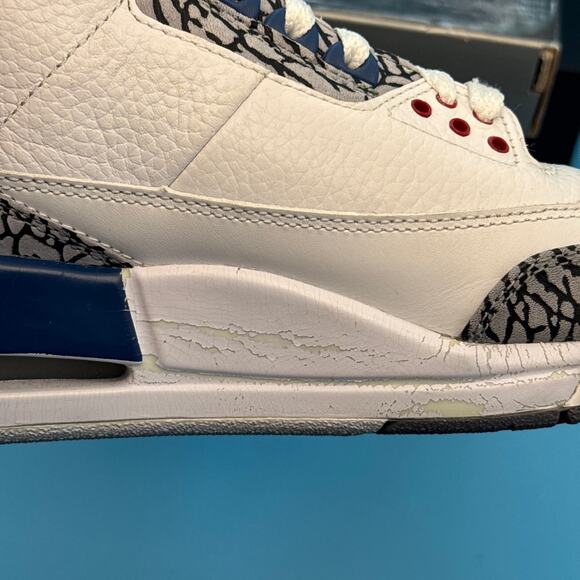Air Jordan Retro 3 "True Blue" 2009 m8.5 w10 - Picture 16 of 16